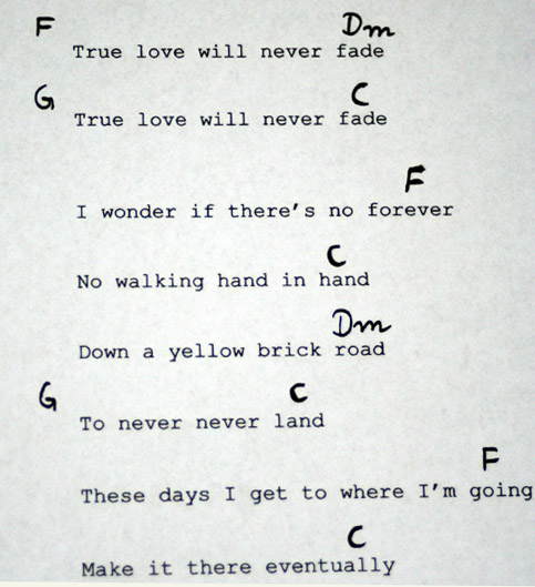 Understanding songs â€“ chords and structure analysis of True love ...