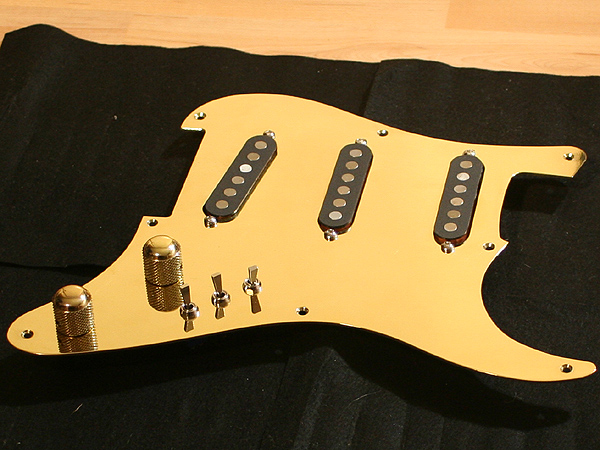 Loaded pickguard Making Movies, brass