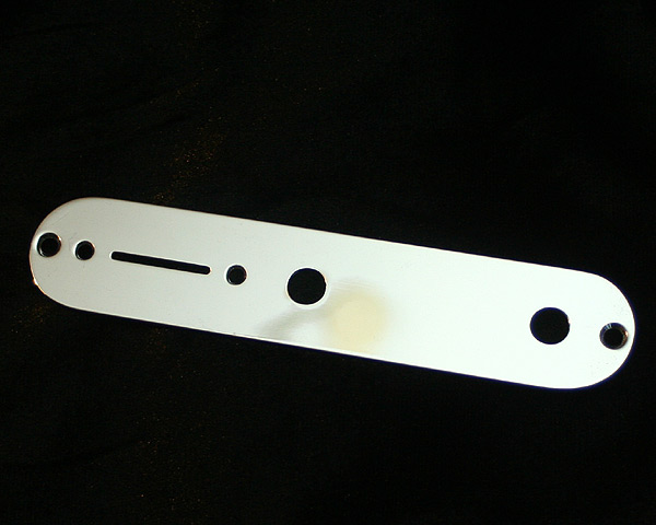 Control Plate for Telecaster, chrome-plated  brass