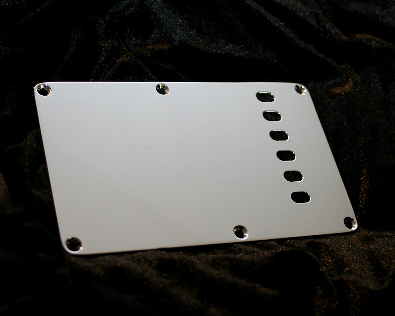 Chromed Tremolo plate (brass)