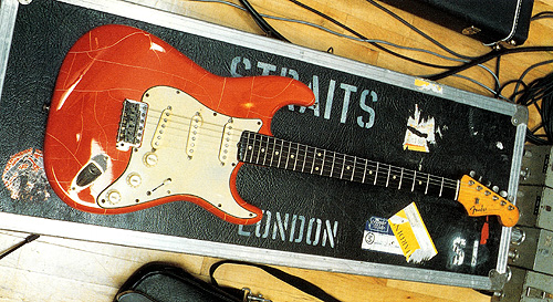 The 68354 Strat - In the early 90ies the finish was damaged